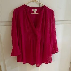 Style & Co. Vibrant Pink Blouse